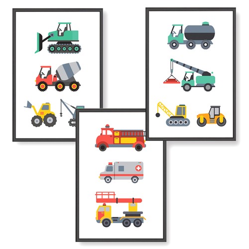 Himmelzucker 3er poster - himmelzucker,