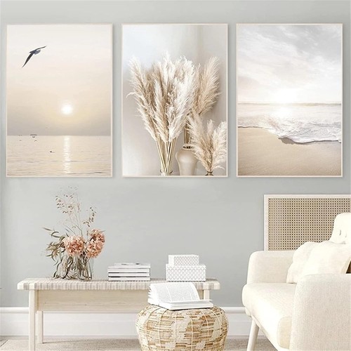 Poster set 3er - poster, sonnenuntergang