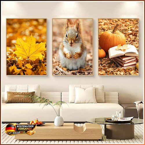 Herbst bilder set 3er - herbst,