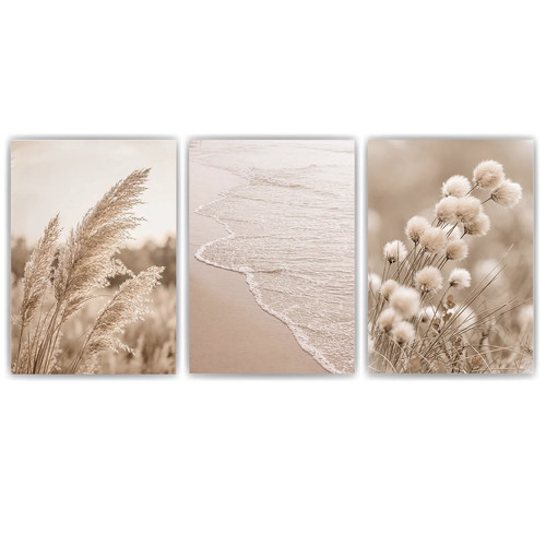Strand poster 3er set - strand,