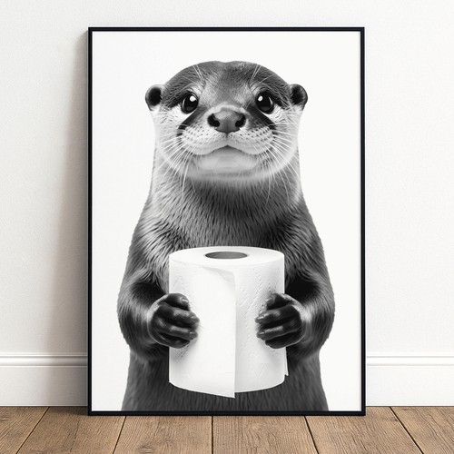 Otter poster lustig - poster,