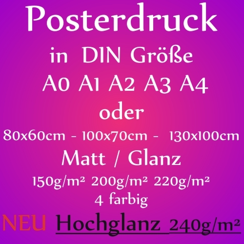 Posterdruck plakatdruck - posterdruck,