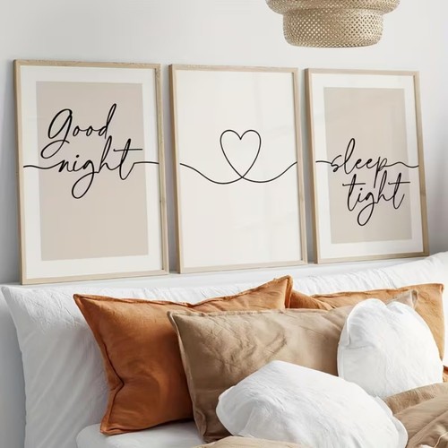 Wandbilder set schlafzimmer - wandbilder,