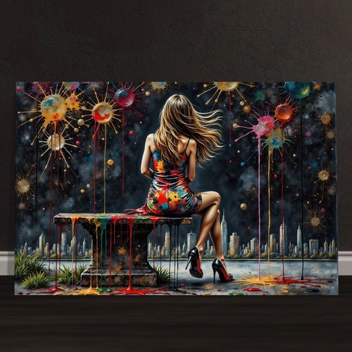 Wandbild pop art graffiti - pop,