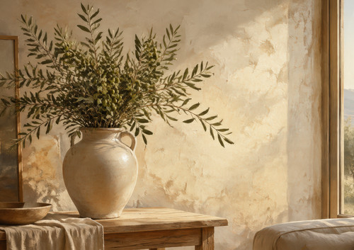 Mediterrane ruhe wandbild - mediterrane,