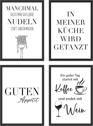 Wbdesignz 4er bilder set - 4er, für
