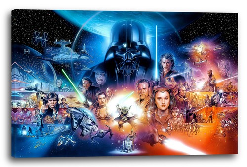 Lein wand bild star wars - lein-wand-bild:,