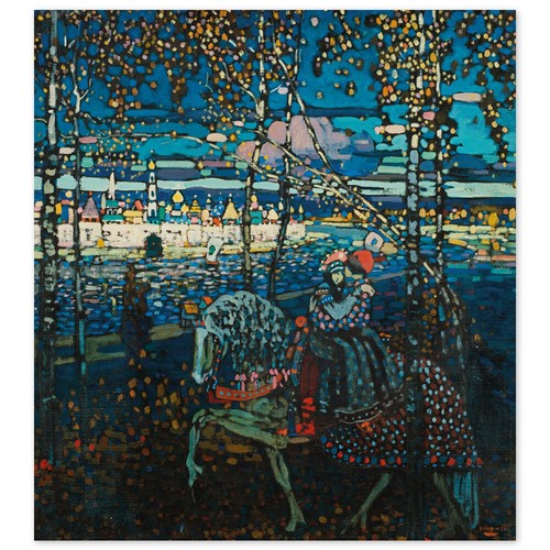 Wassily kandinsky reitendes - wassily,