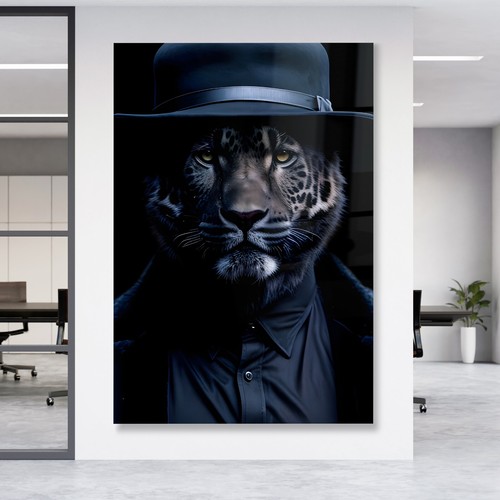 Wandbild jaguar leopard - wandbild,