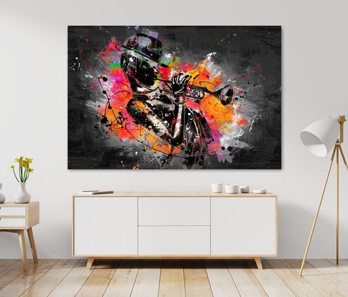 Acrylglas wand bild jazz - acrylglas,