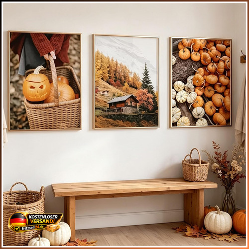 Poster set herbst wandbilder - poster,
