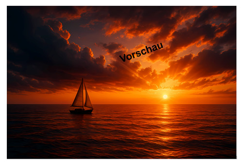 Segelboot bei sonnenuntergang - segelboot,
